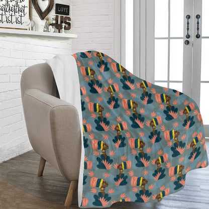 Soul of Mama Earth Fleece Blanket  54"x70"