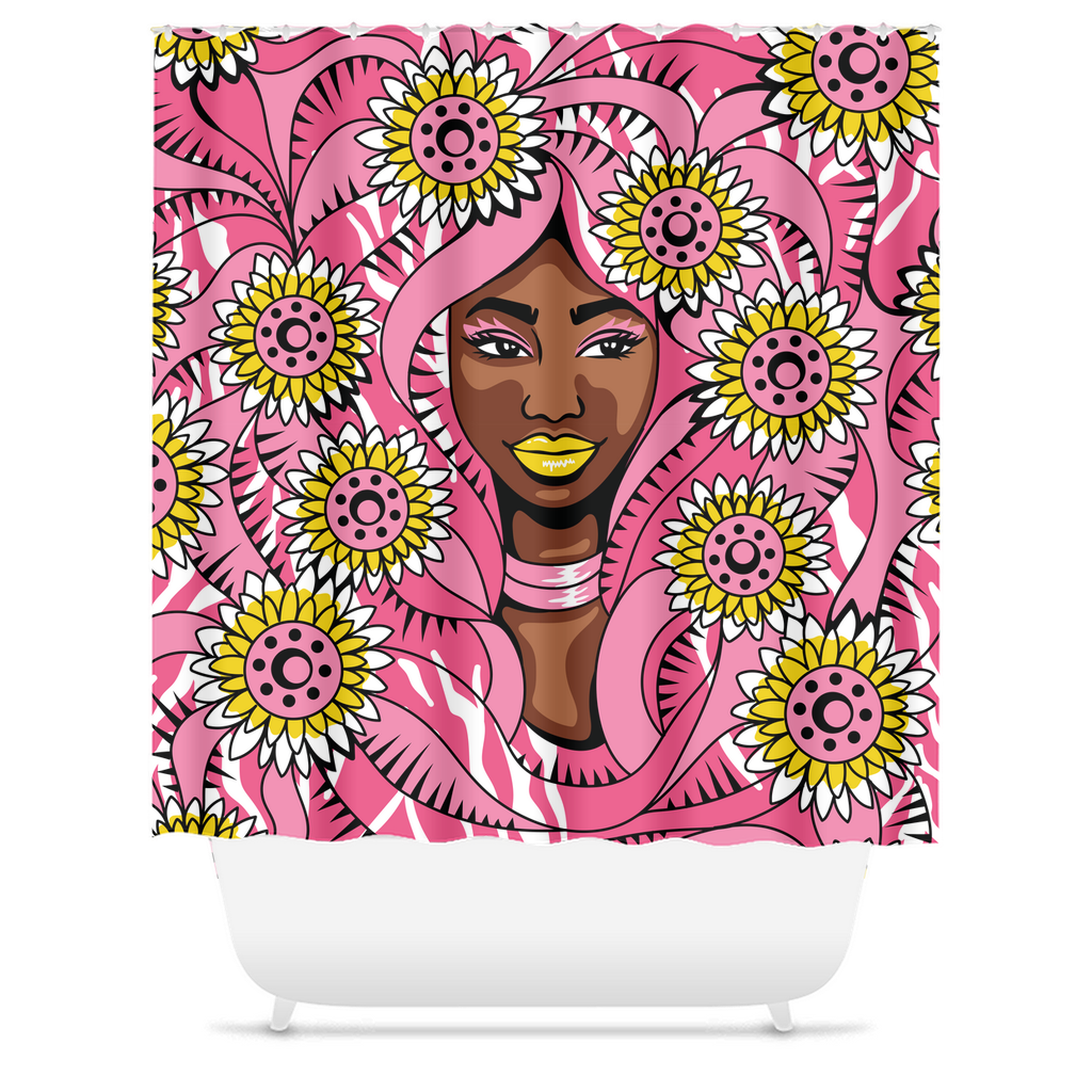 Pretty in Pink Shower Curtain