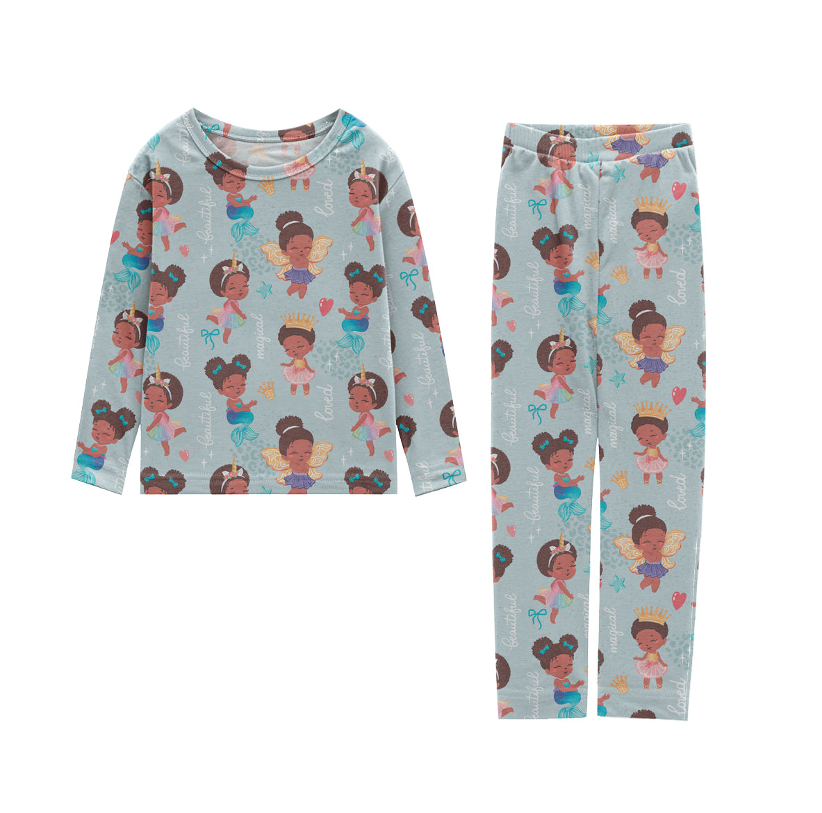 Lil Cuties Girls' Pajama Set