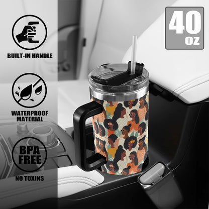 Queen Culture 40z Stainless Steel Tumbler