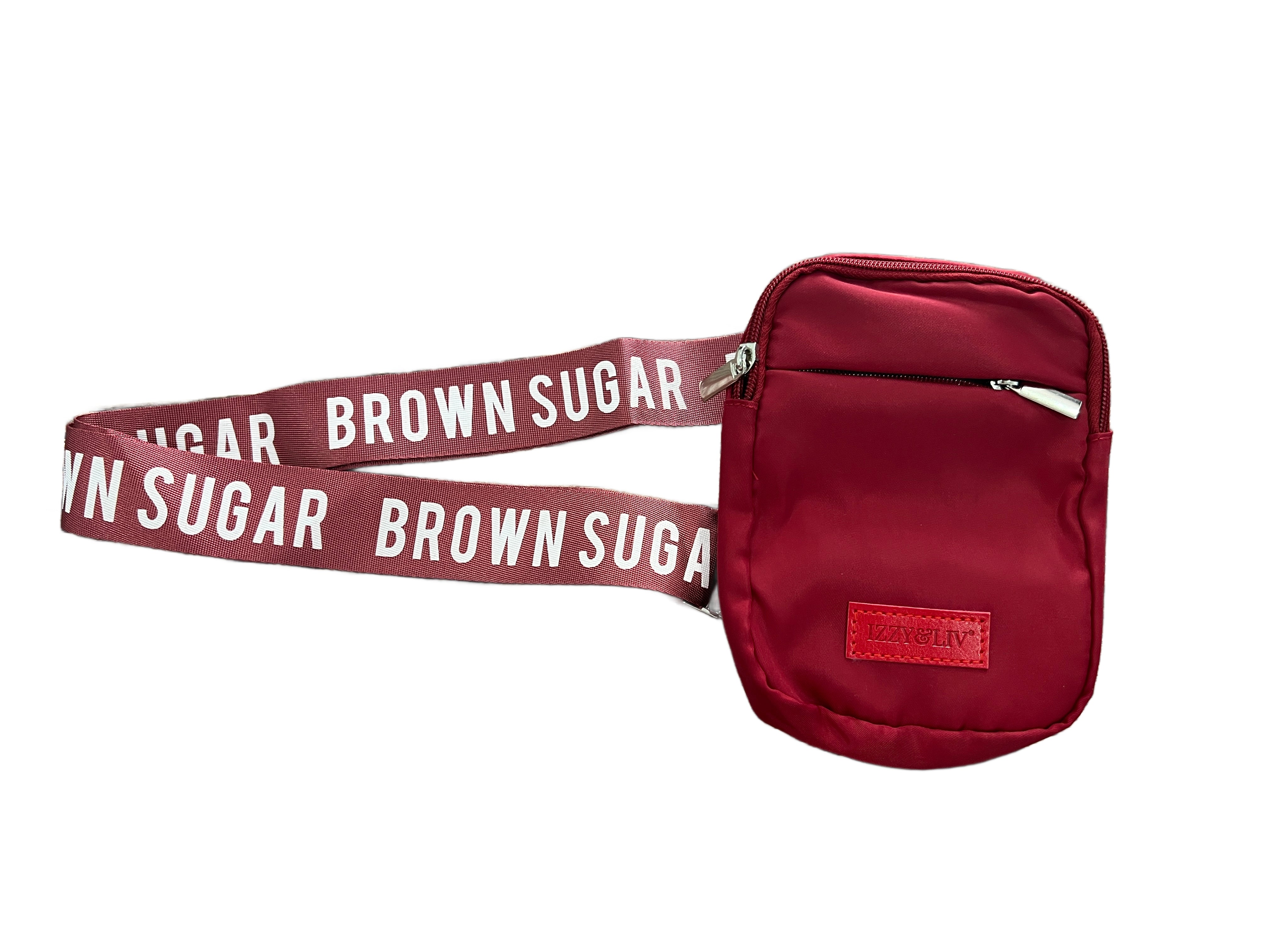 Brown Sugar Crossbody Fanny Pack - Red