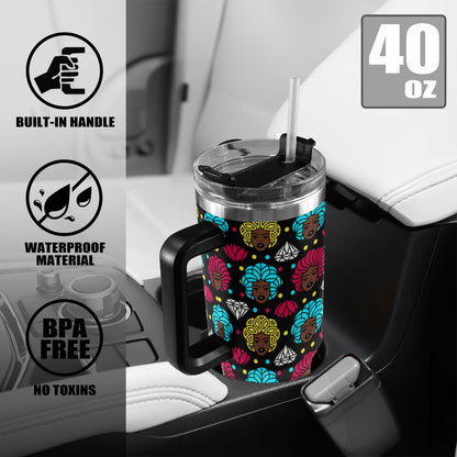 Majestic Lady 40oz Stainless Steel Tumbler