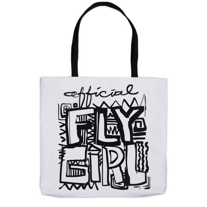 Official Fly Girl Black & White Tote Bag