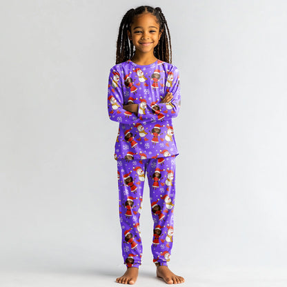 Snow Bestie Girls Pajama Set