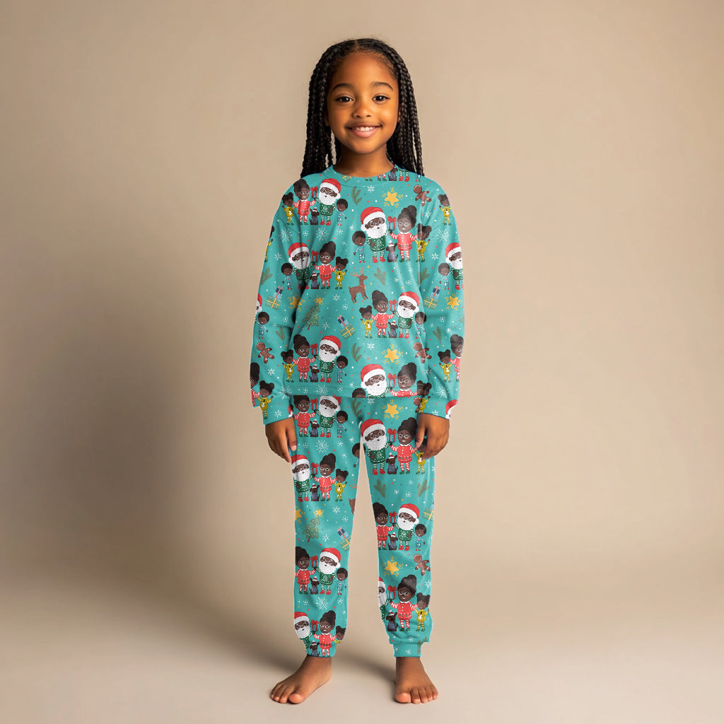 Mrs & Mrs Claus Kids' Pajama Set