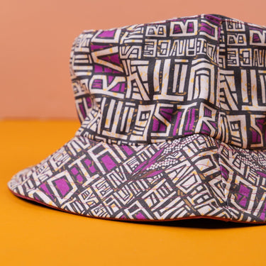 Scripted Beauty Reversible Bucket Hat