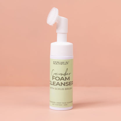 Lush Foaming Facial Cleaner with Face Scrub Brush Applicator