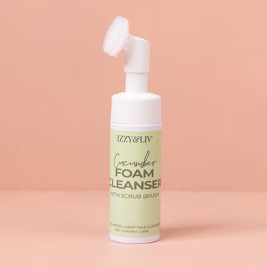 Lush Foaming Facial Cleaner with Face Scrub Brush Applicator