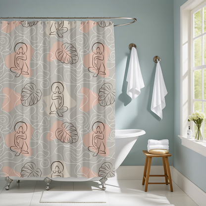 She's So Zen Shower Curtain