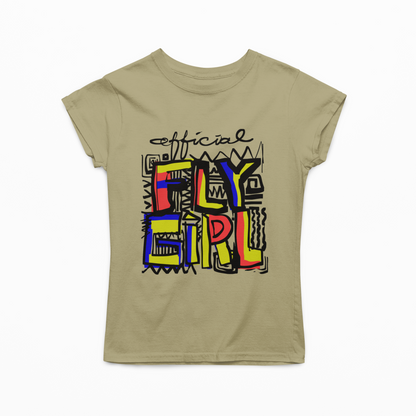 Official Fly Girl T-Shirt - Olive