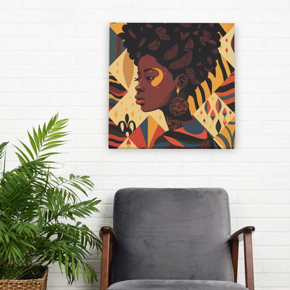 Queen Glorious Canvas Print