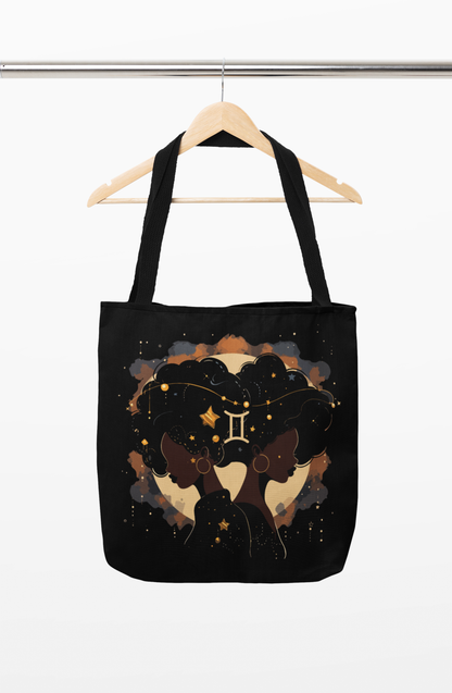 Gemini Zodiac Tote Bag