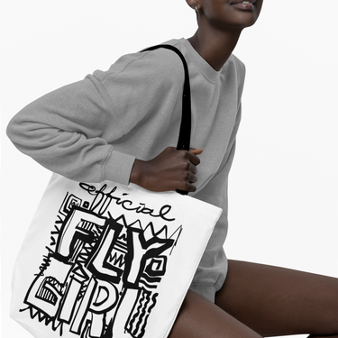 Official Fly Girl Black & White Tote Bag