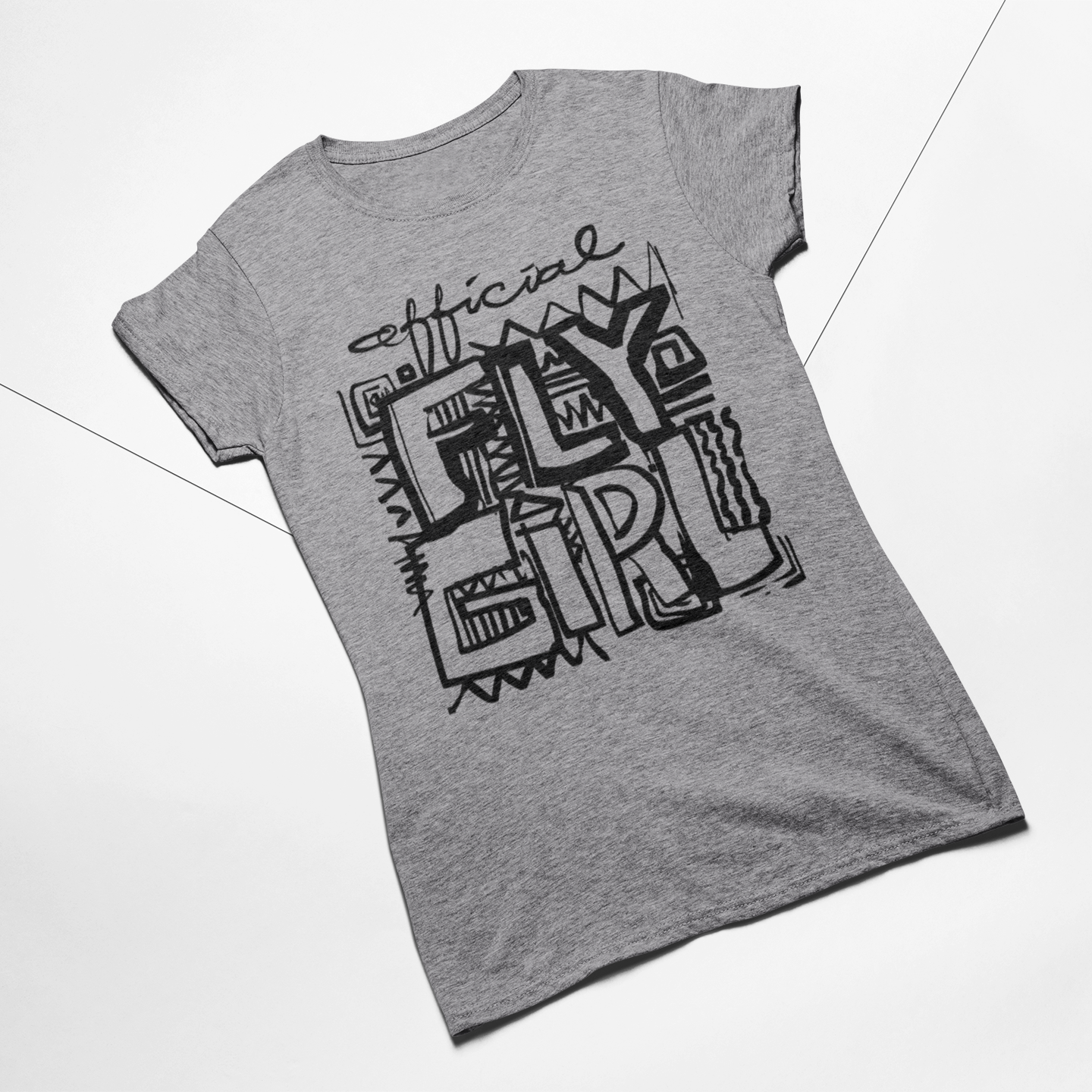 Official Fly Girl Heather Gray T-Shirt