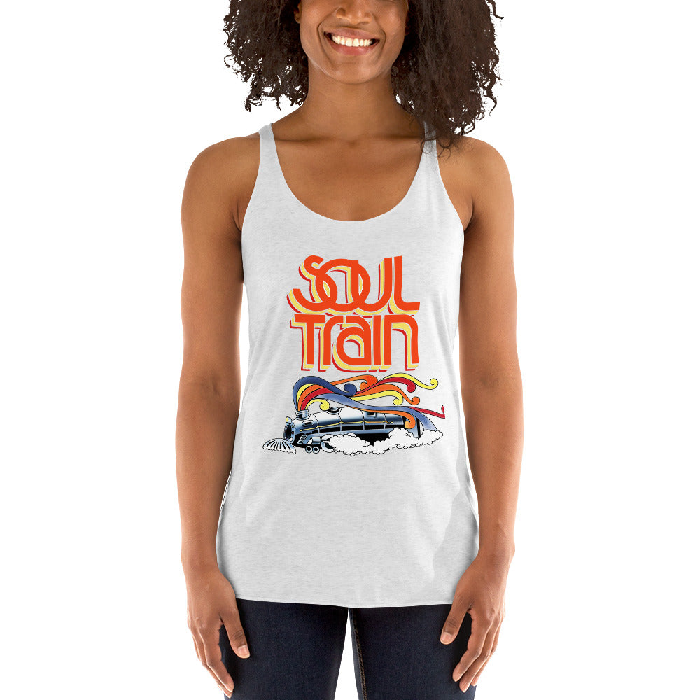 All Aboard SOUL TRAIN Racerback Tank