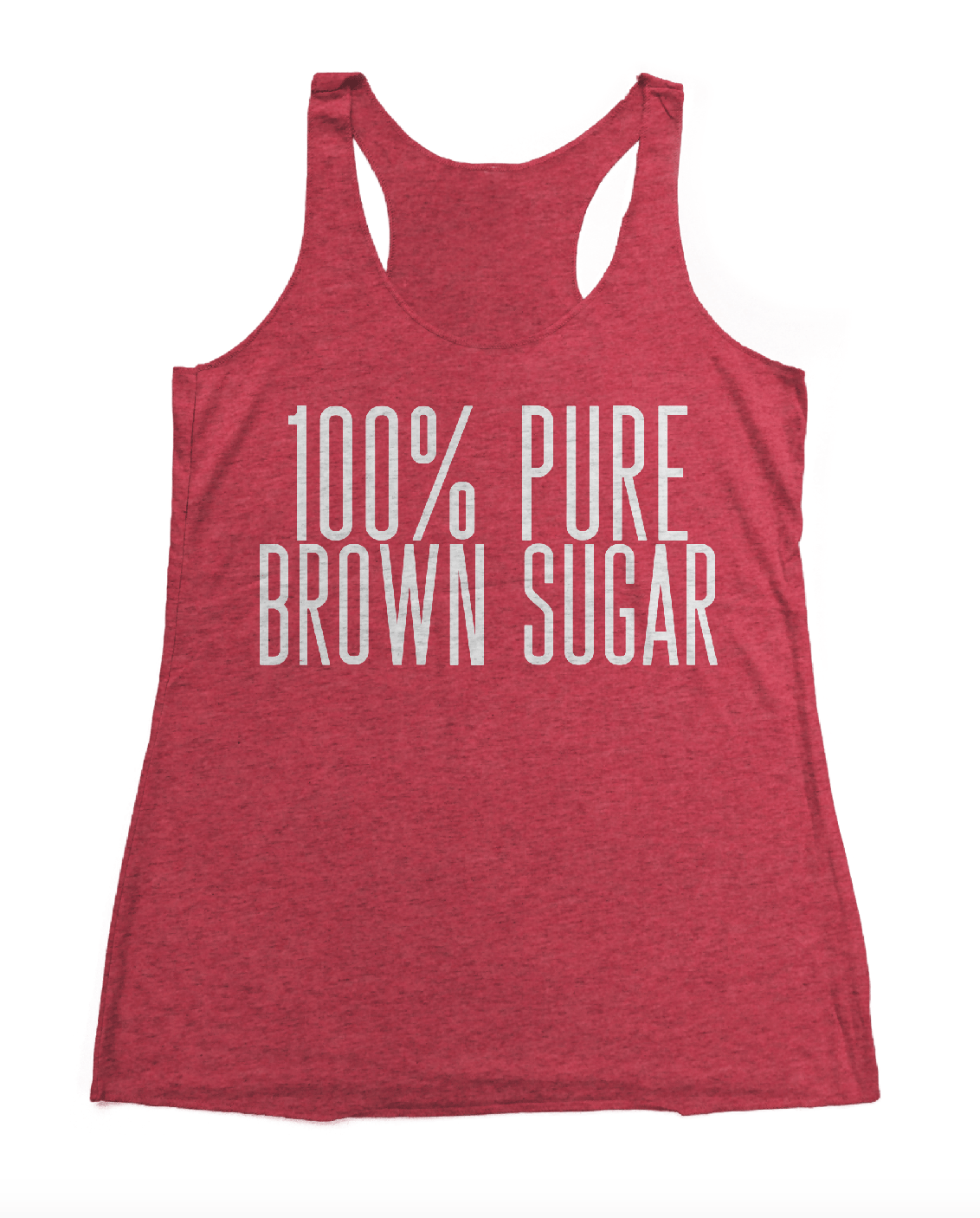 100 % Pure Brown Sugar Tank - Izzy & Liv - graphic tee