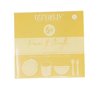 Power & Strength 5-Piece Snack Set - Izzy & Liv