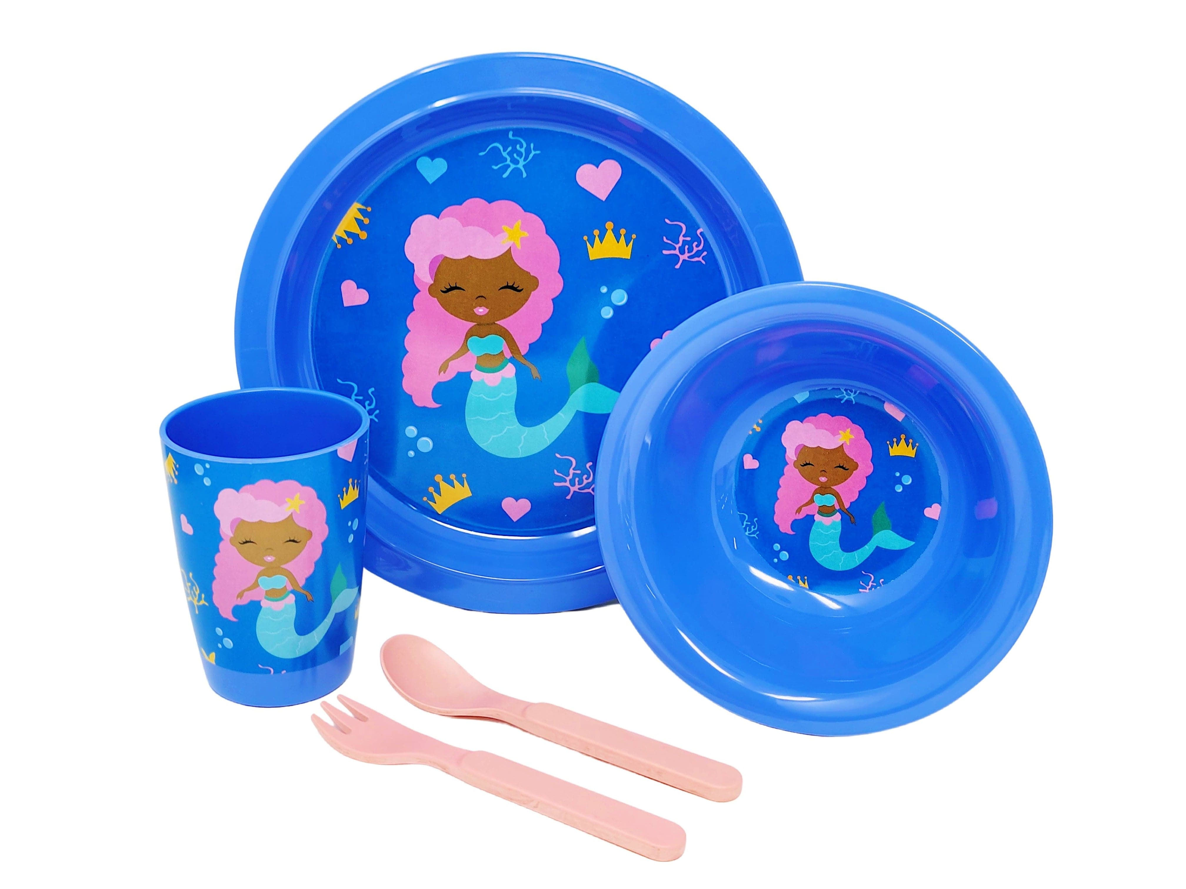 Melanin Mermaid 5-Piece Snack Set - Izzy & Liv