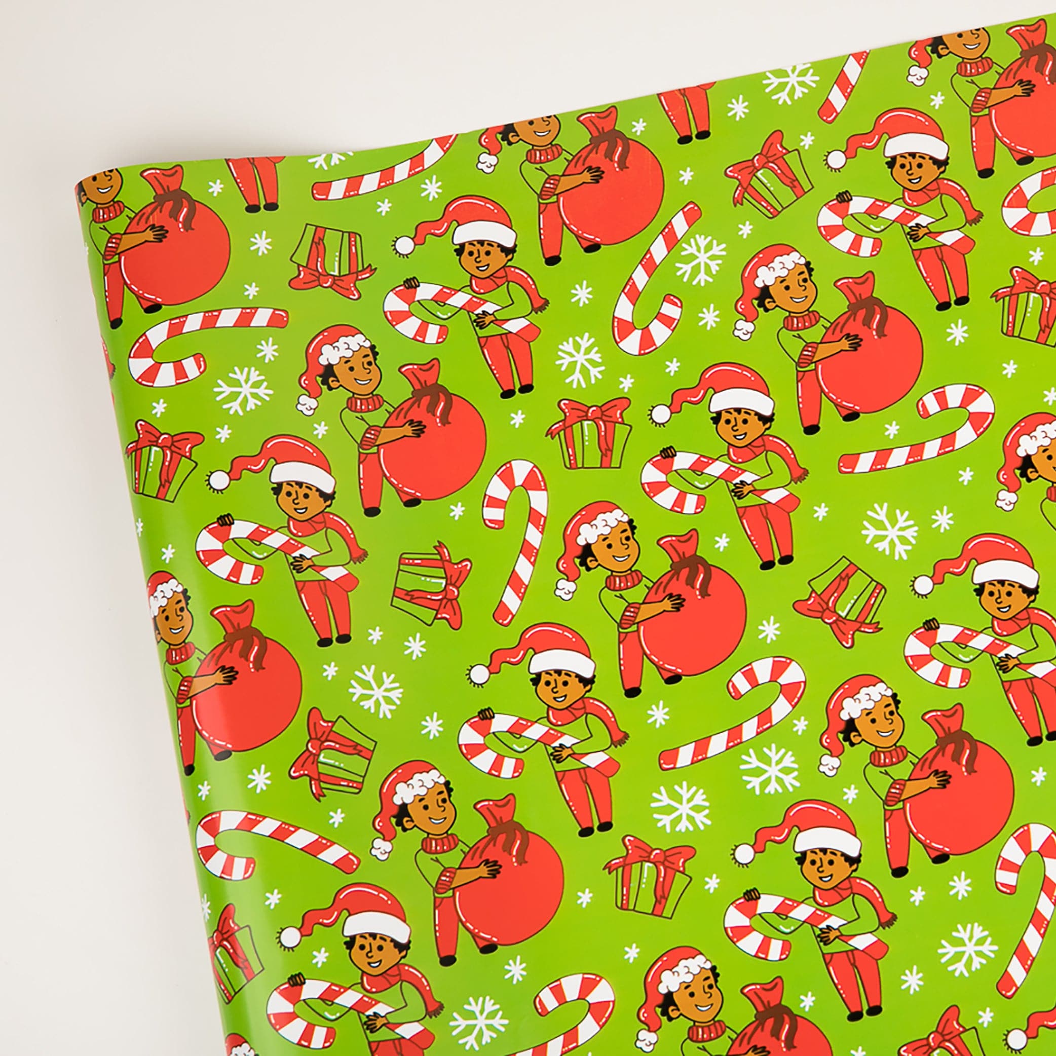 Young King Elf Gift Wrapping Paper Roll - Izzy & Liv