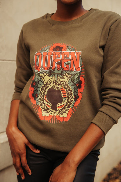 Queen Brilliance Sweatshirt - Izzy & Liv