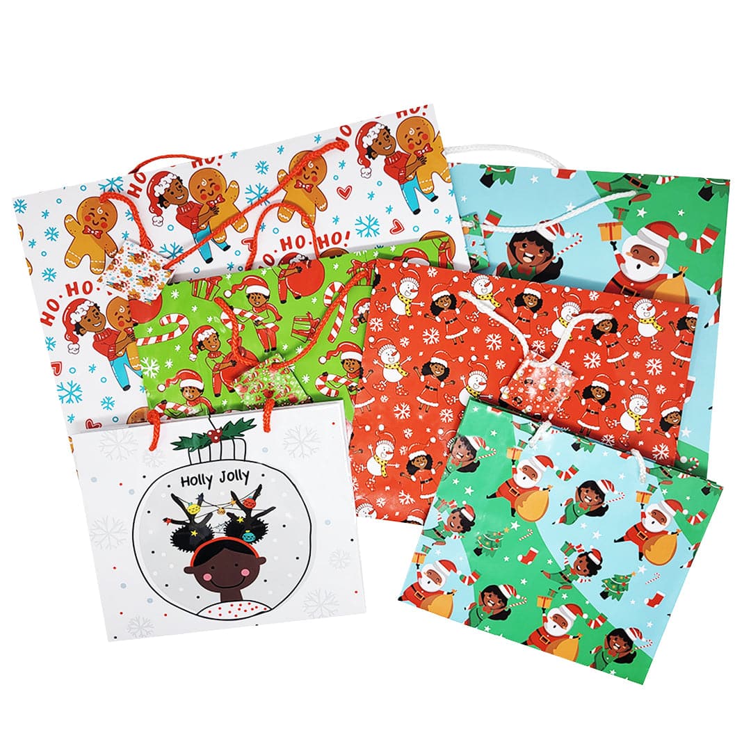 Young Queens & Kings Holiday Gift Bag Set (6) - Izzy & Liv