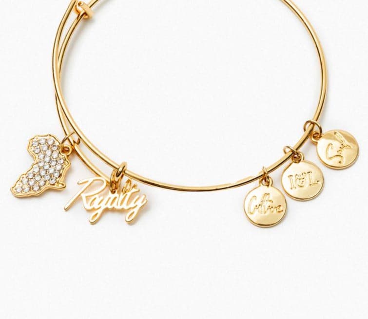 Royalty Bling Charm Bracelet - Izzy & Liv