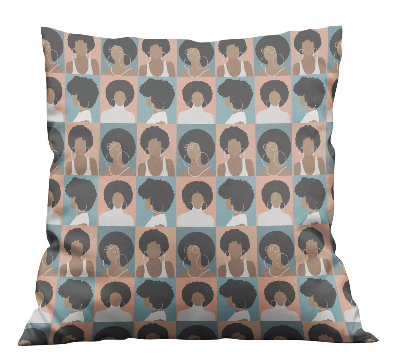 Fro' Queens Throw Pillow Cover (Set of 2) - Izzy & Liv