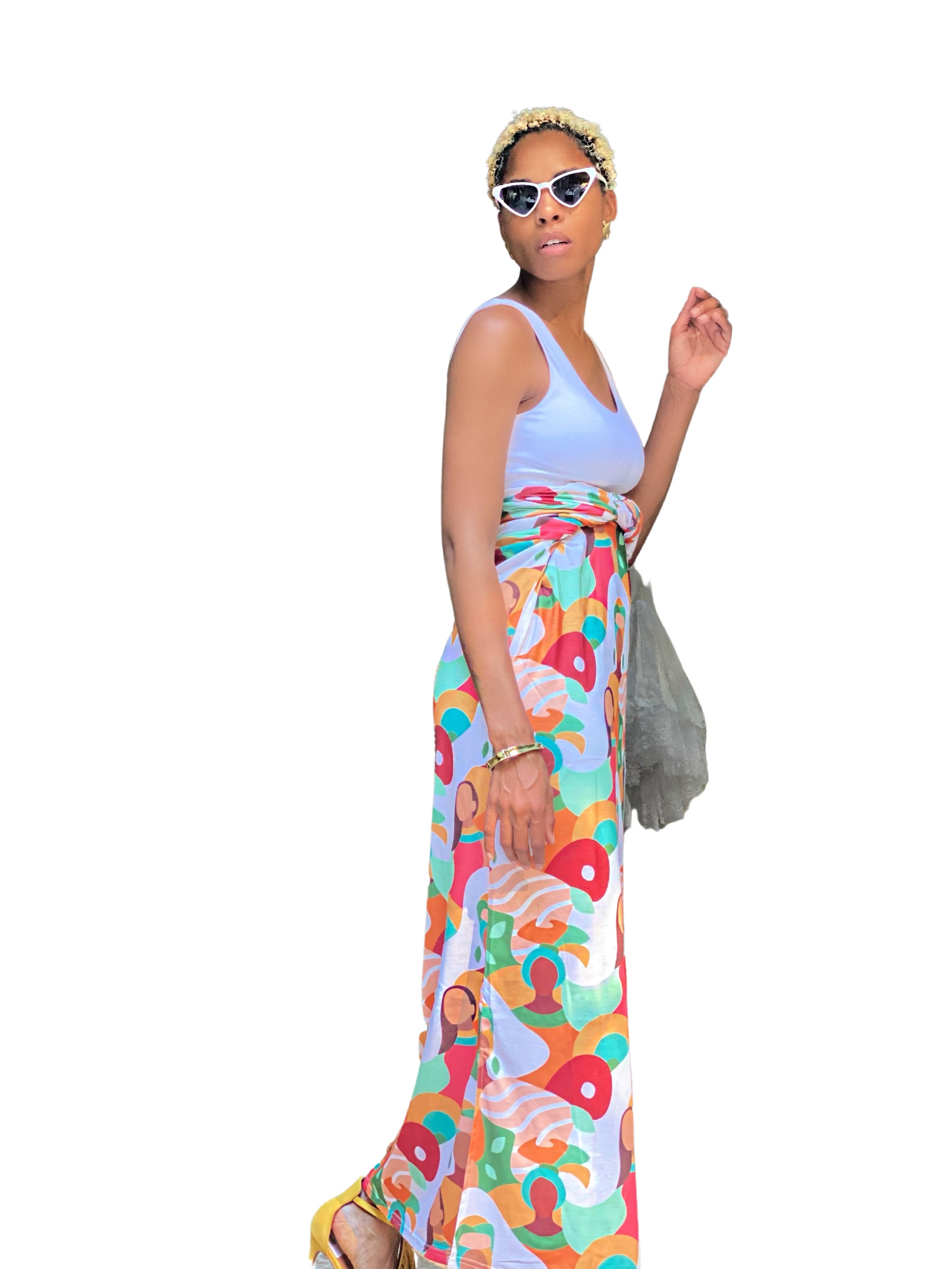 Her Future Is Bright Jersey Maxi Dress - Izzy & Liv