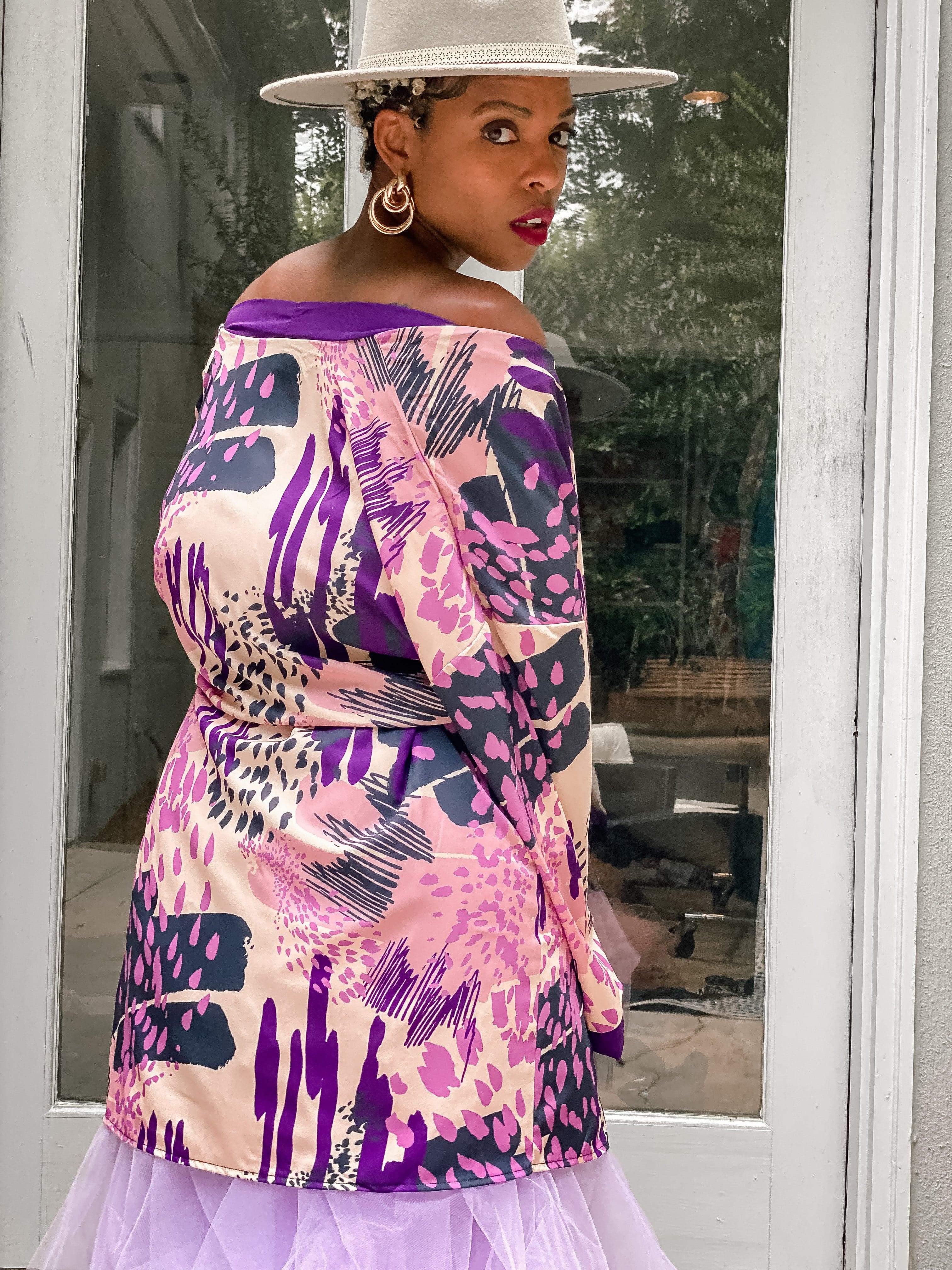 Purple Bliss Kimono – Izzy & Liv