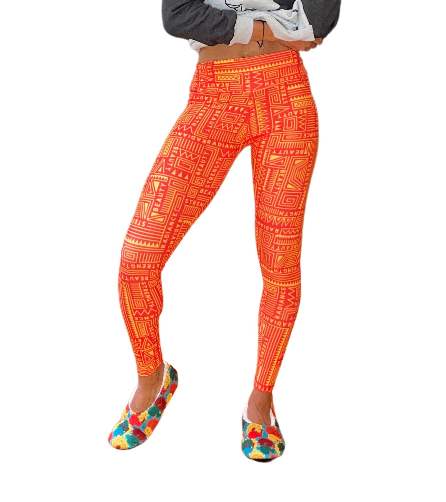 Beauty Radiance Strength Stretchy Leggings - Izzy & Liv