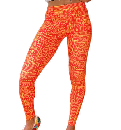 Beauty Radiance Strength Stretchy Leggings - Izzy & Liv