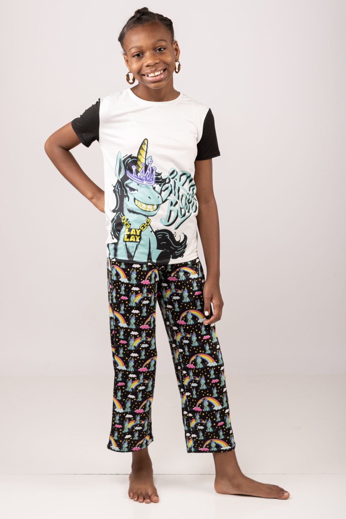 Girl Boss Two-Piece Pajama Set - Izzy & Liv