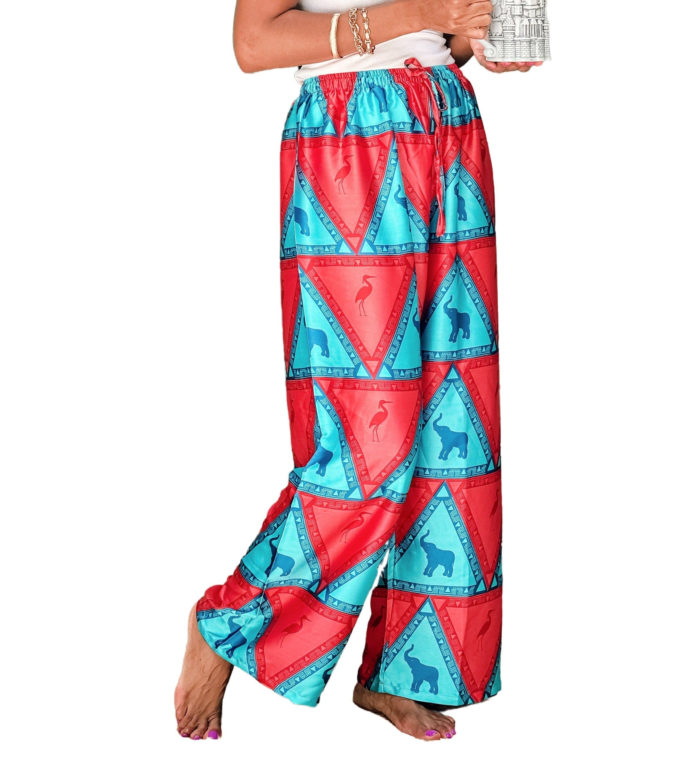 Safari Vibes Satin Pajama Pants - Izzy & Liv