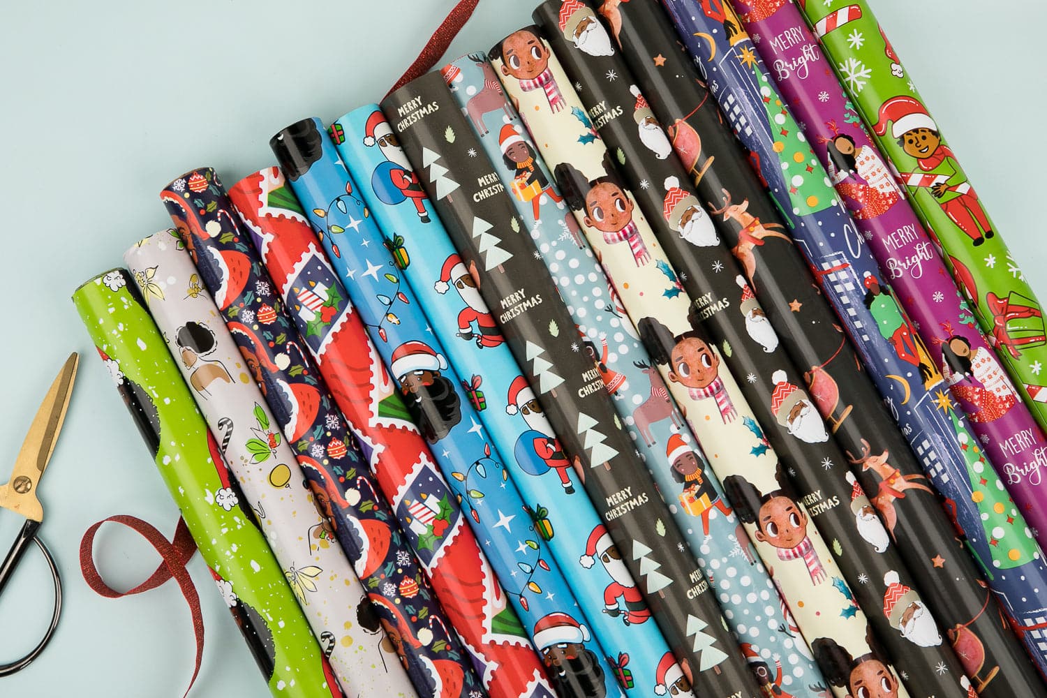 Young King Elf Gift Wrapping Paper Roll - Izzy & Liv