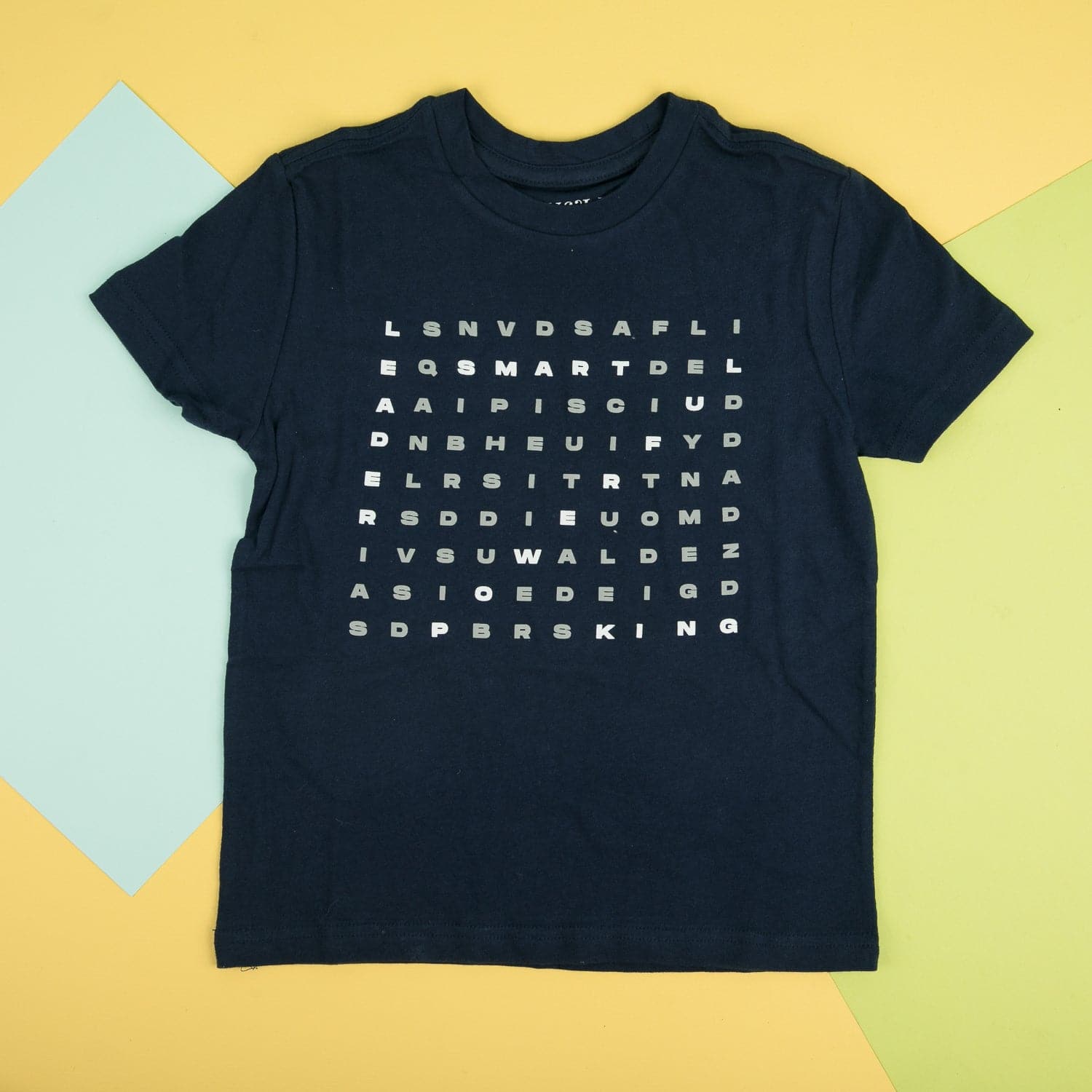 Word UP! Word Search Puzzle Tee (Navy) - Izzy & Liv