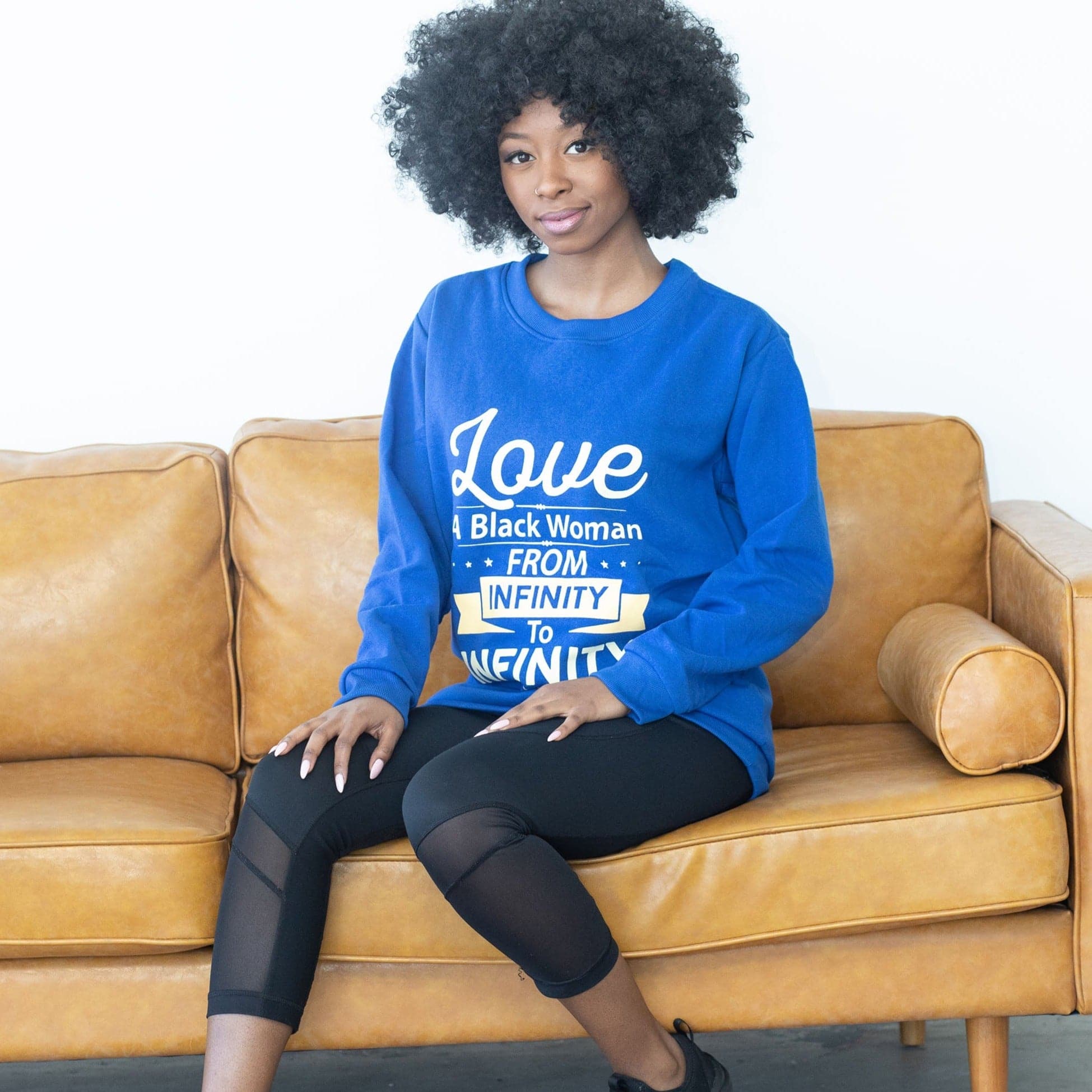 Love A Black Woman To Infinity Sweatshirt