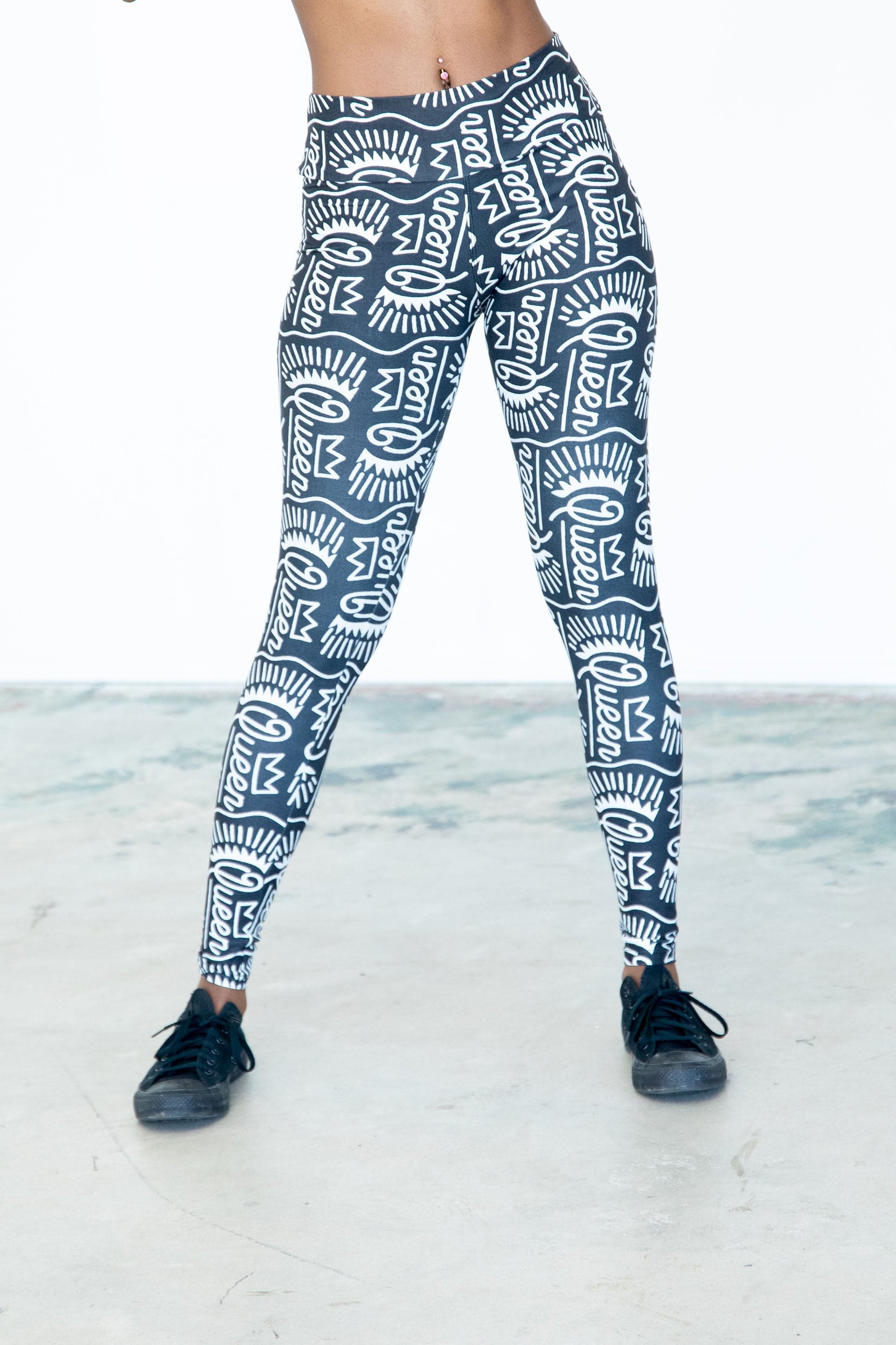 Queen with a Crown Fly Girl Leggings - Izzy & Liv