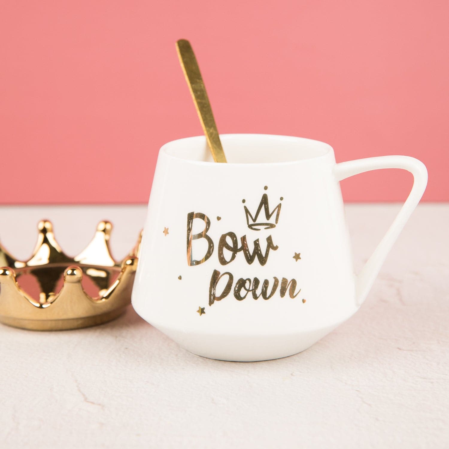 Cute Bow Ceramic Mug with Spoon and Lid freeshipping - TheQuirkyQuest