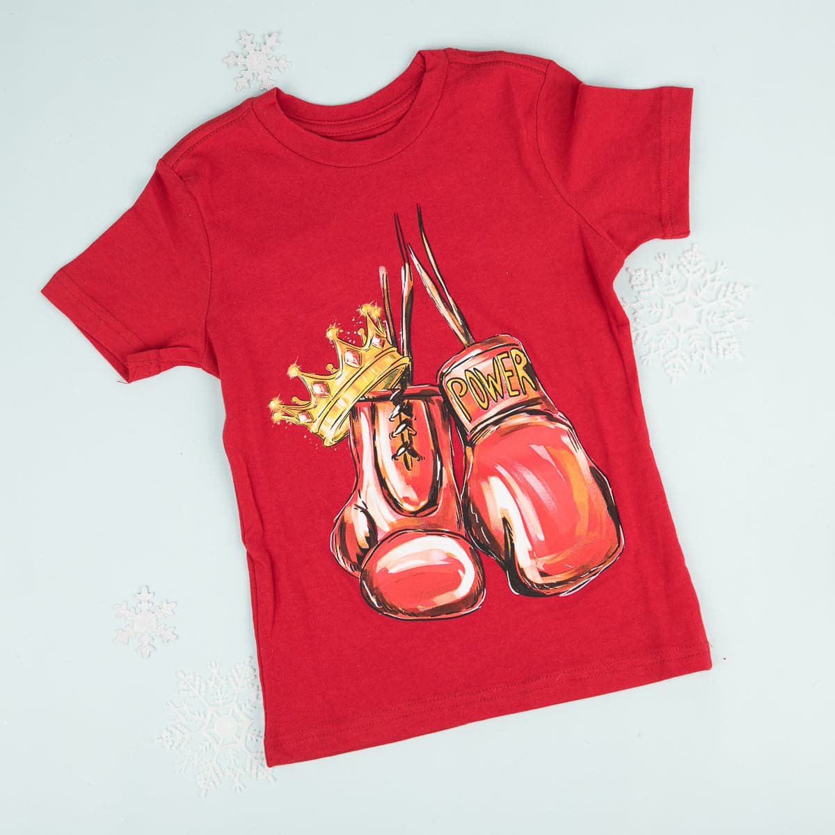 Power Champion Gloves Tee - Izzy & Liv