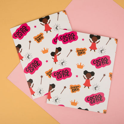 Afro Puff Cutie 2-Pc Folder Set - Izzy & Liv