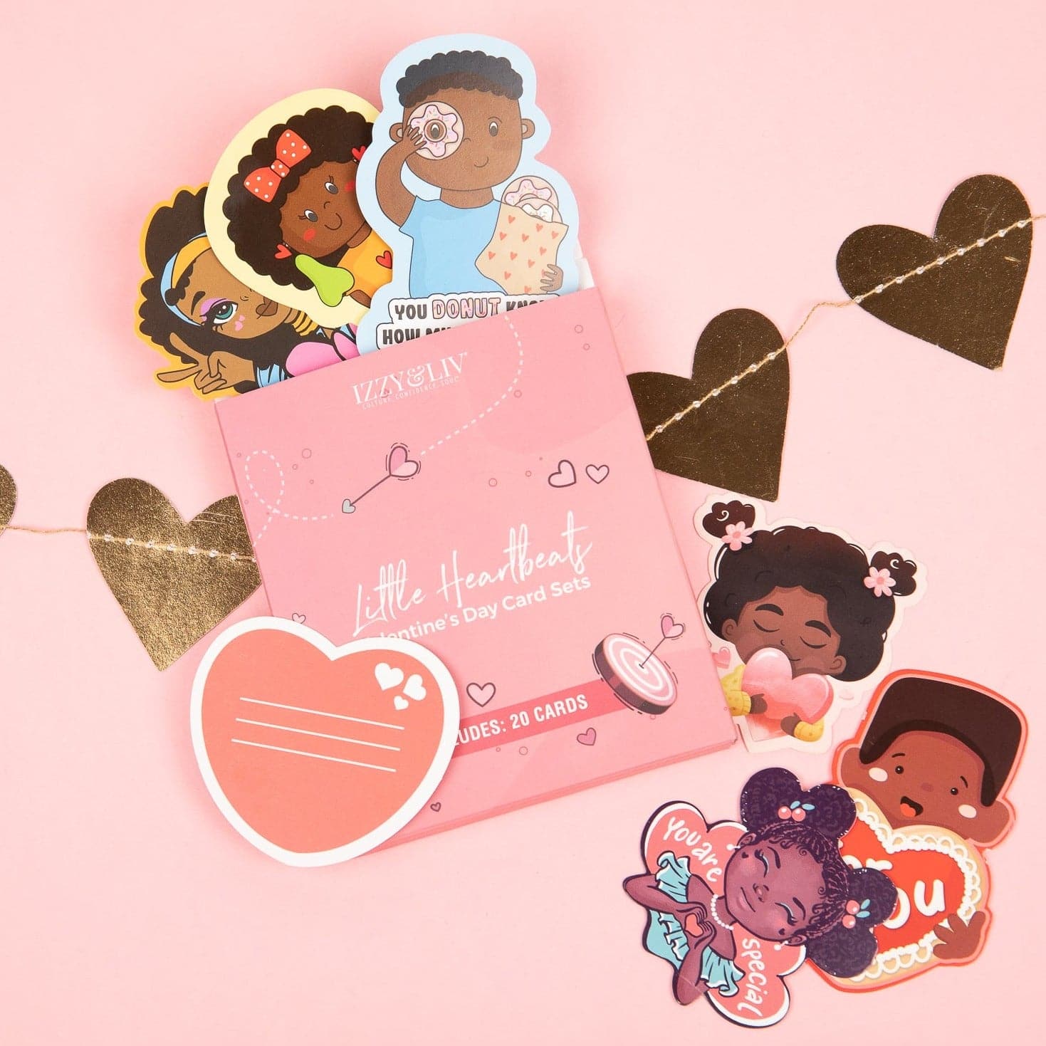 Little Heartbeats Valentine's Day Card Sets - Izzy & Liv