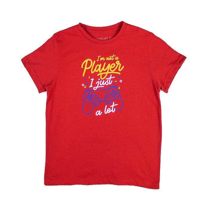 I'm Not A Player, I Just [Play] Alot T-Shirt - Izzy & Liv