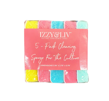 5-Pack Sponges For The Culture Set - Izzy & Liv