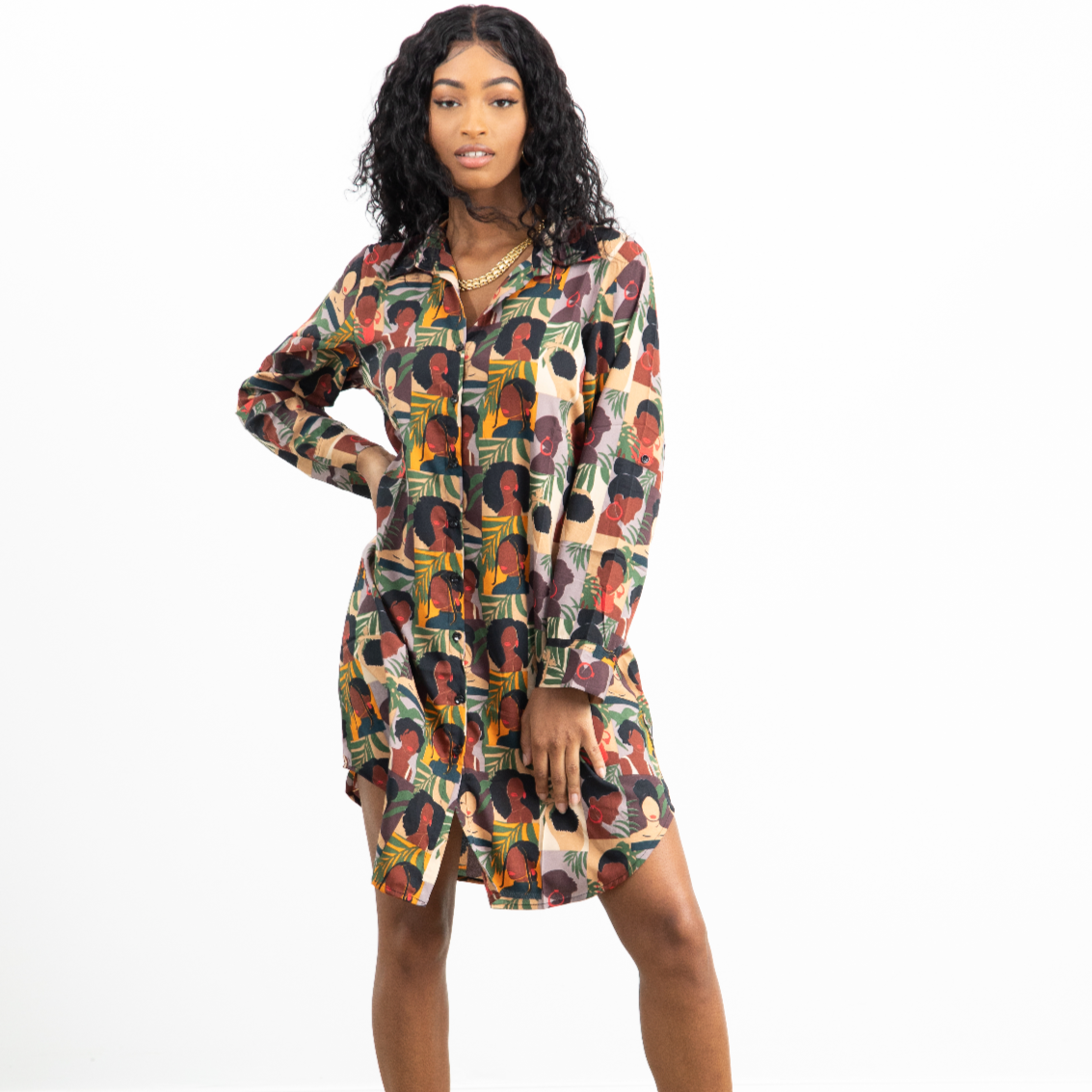 Phenomenal Women Shirt Dress - Izzy & Liv