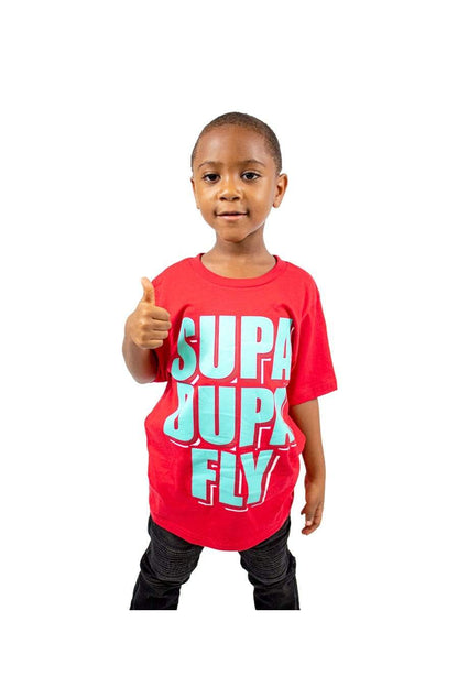 Supa Dupa Fly Youth Tee - Izzy & Liv - kid tee