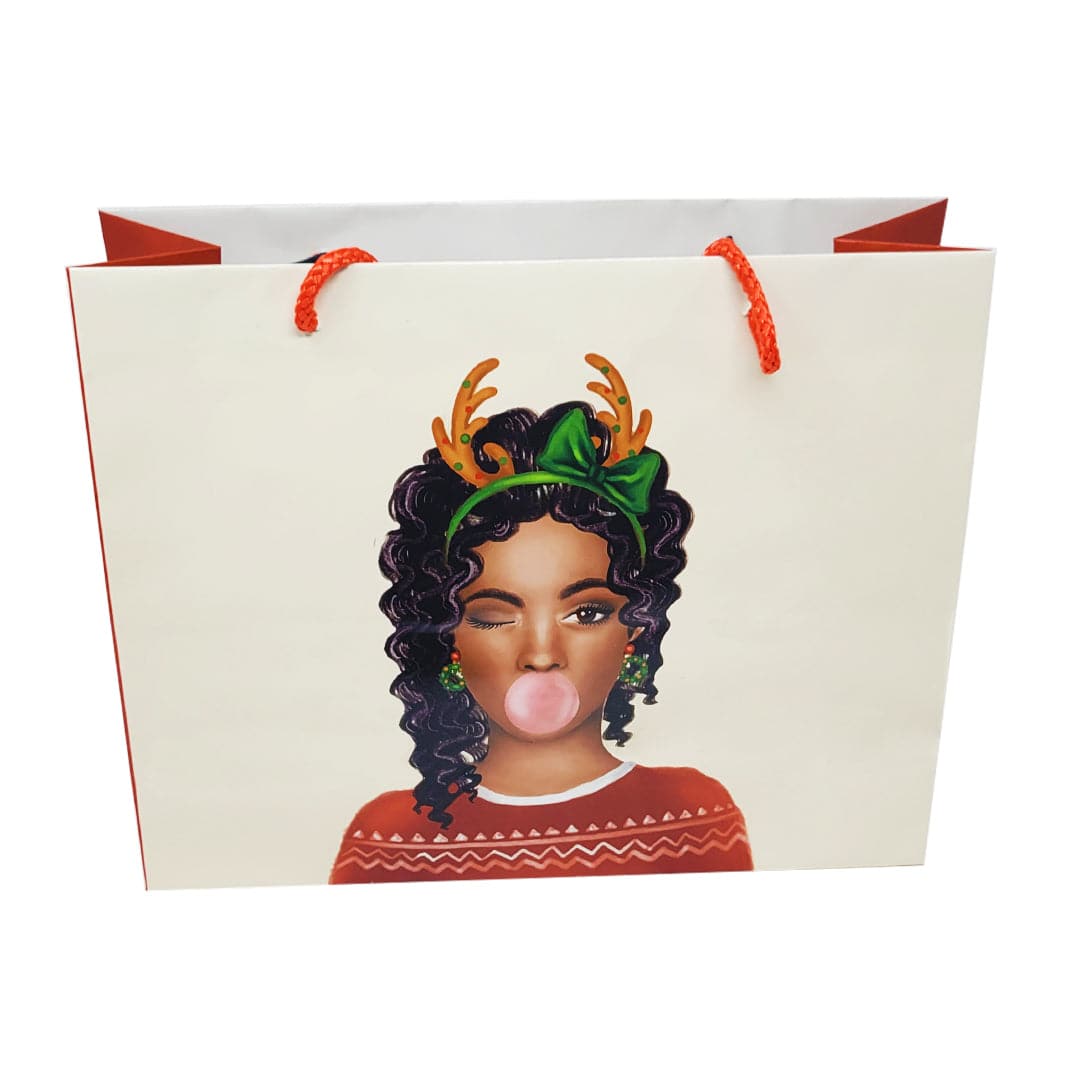 Brown Sugar Babe Holiday Gift Bag Set (3) - Izzy & Liv