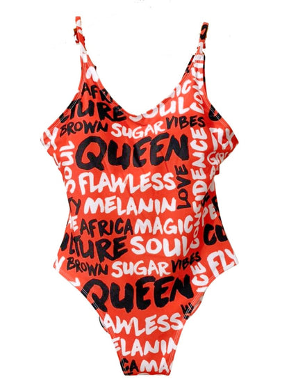 Queen Flawless Melanin Swimsuit - Izzy & Liv