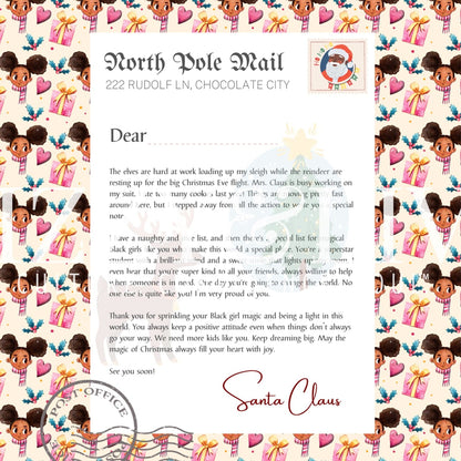 Dear Santa Letter Printable (Young Queen)