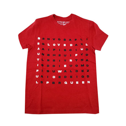 Word UP! Word Search Puzzle Tee (Maroon) - Izzy & Liv