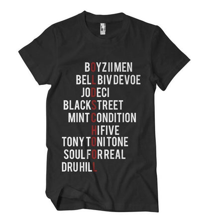 Old School Boy / Male R&B Groups T-Shirt - Izzy & Liv - graphic tee